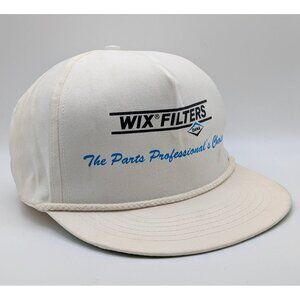 Vintage Wix Filters Dana White Trucker Hat  Snapback Cap VTG Oil Car Parts Auto